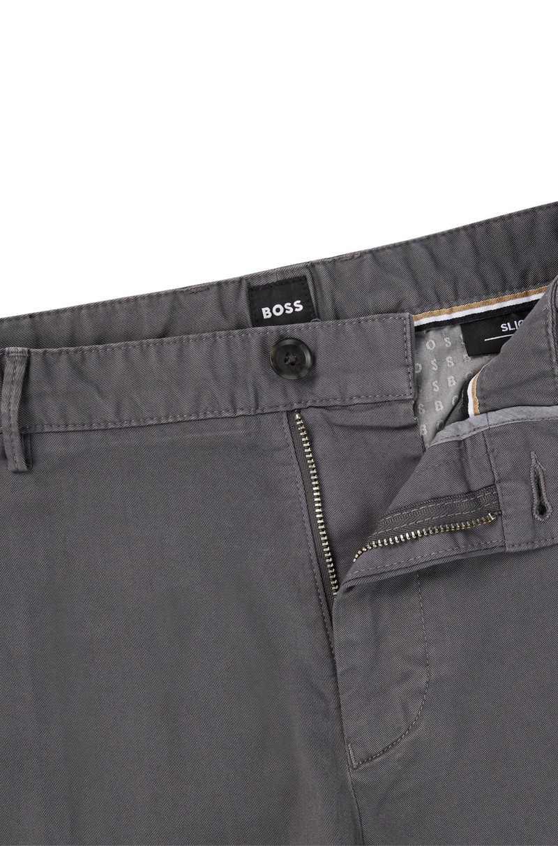 SLIM-FIT SHORTS IN STRETCH-COTTON GABARDINE 6