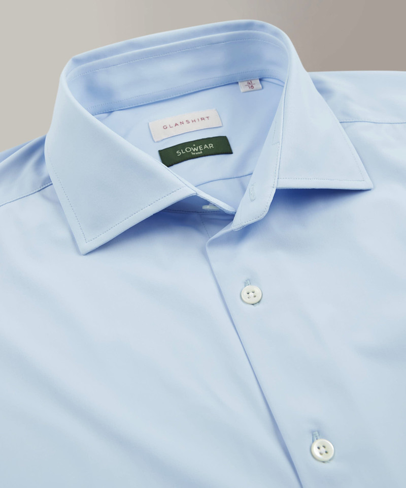 Slim-fit technical wash & wear jersey shirt 6