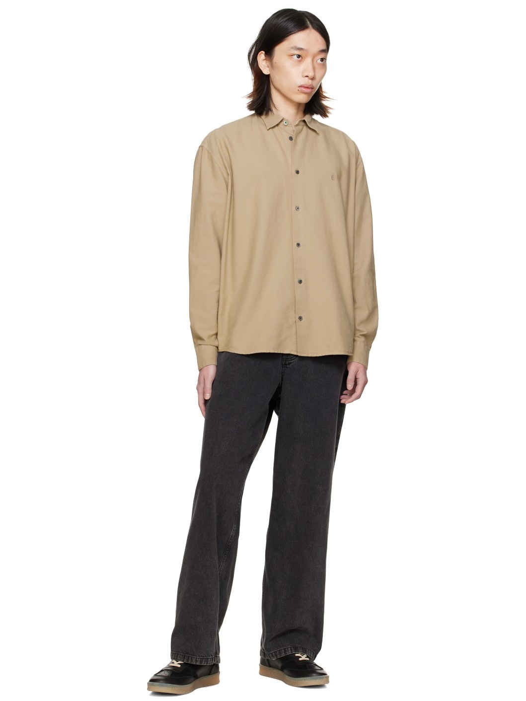 Beige Lyrique Accent Shirt - 4