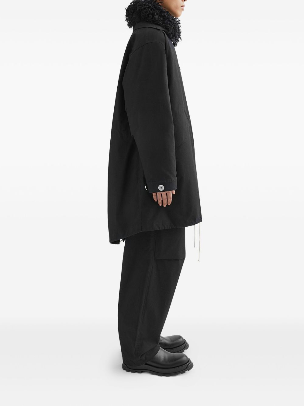 cotton parka coat - 3