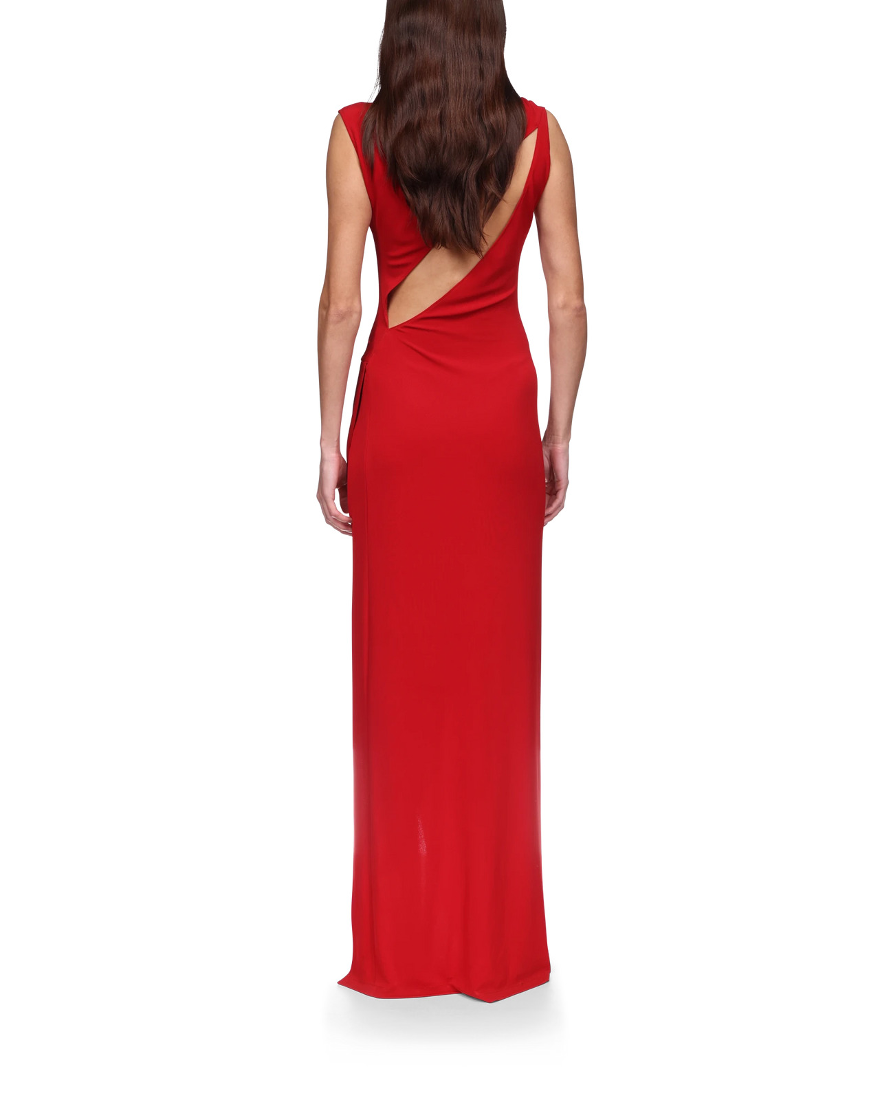 Sleeveless Side Split Column Dress - 4
