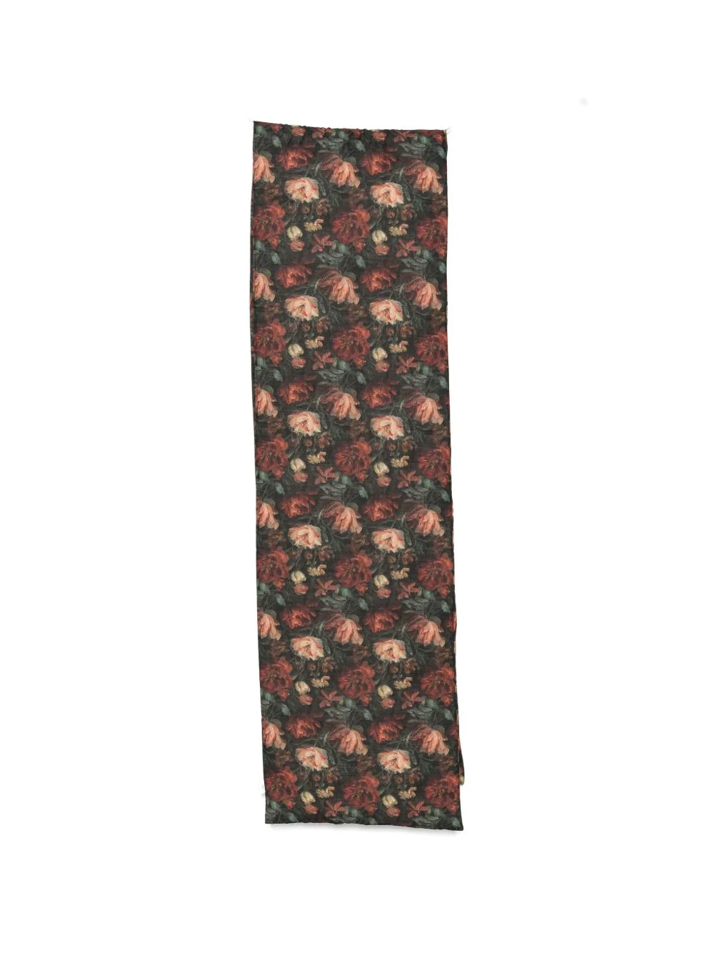 floral-print scarf - 1