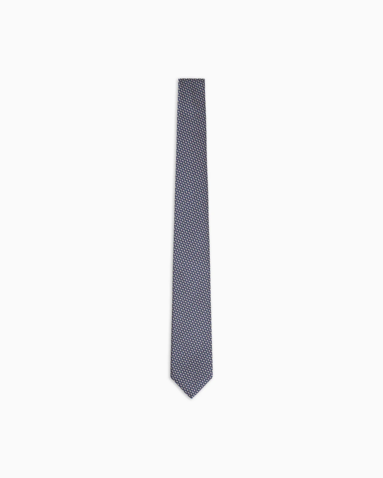 JACQUARD SILK TIE - 1