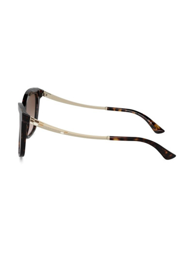 BVLGARI tortoiseshell-effect gradient-lenses sunglasses outlook