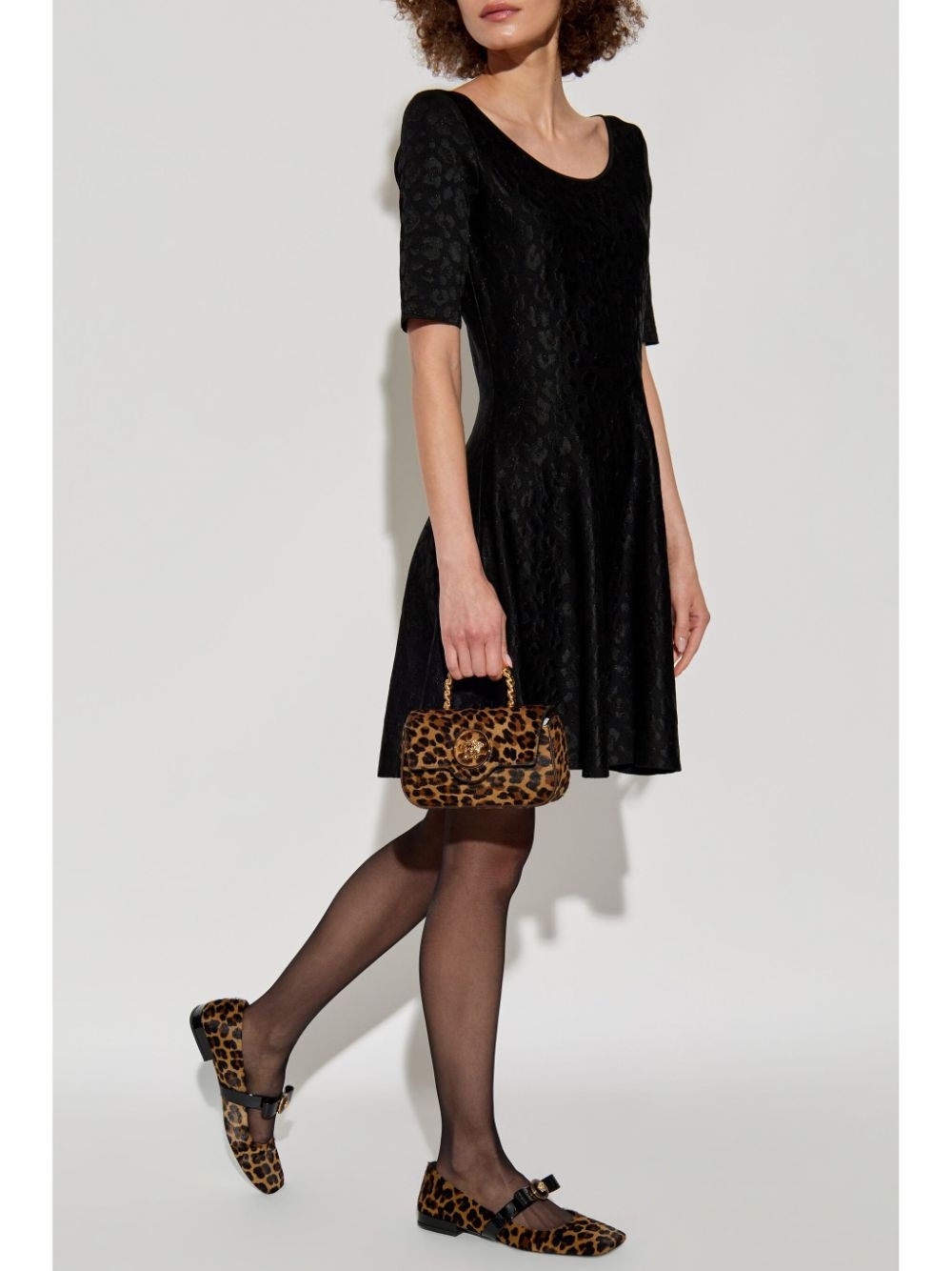 Medusa jacquard mini dress - 2