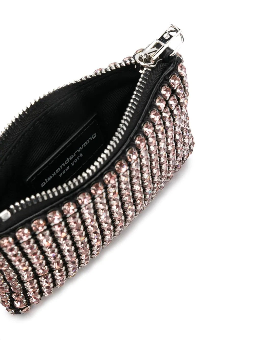 crystal embellished clutch - 5