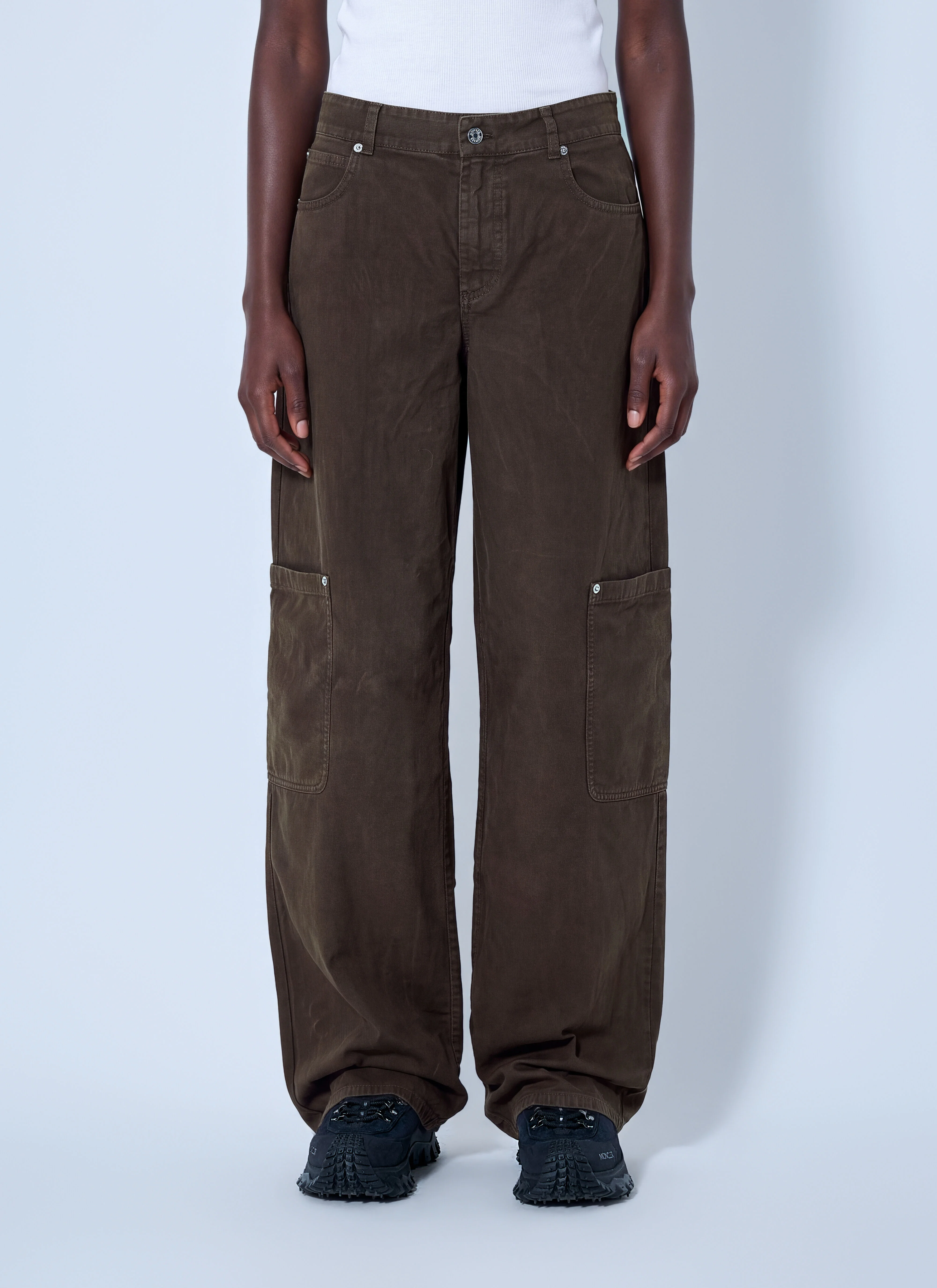 Cargo Pants with Patch Pockets - 1