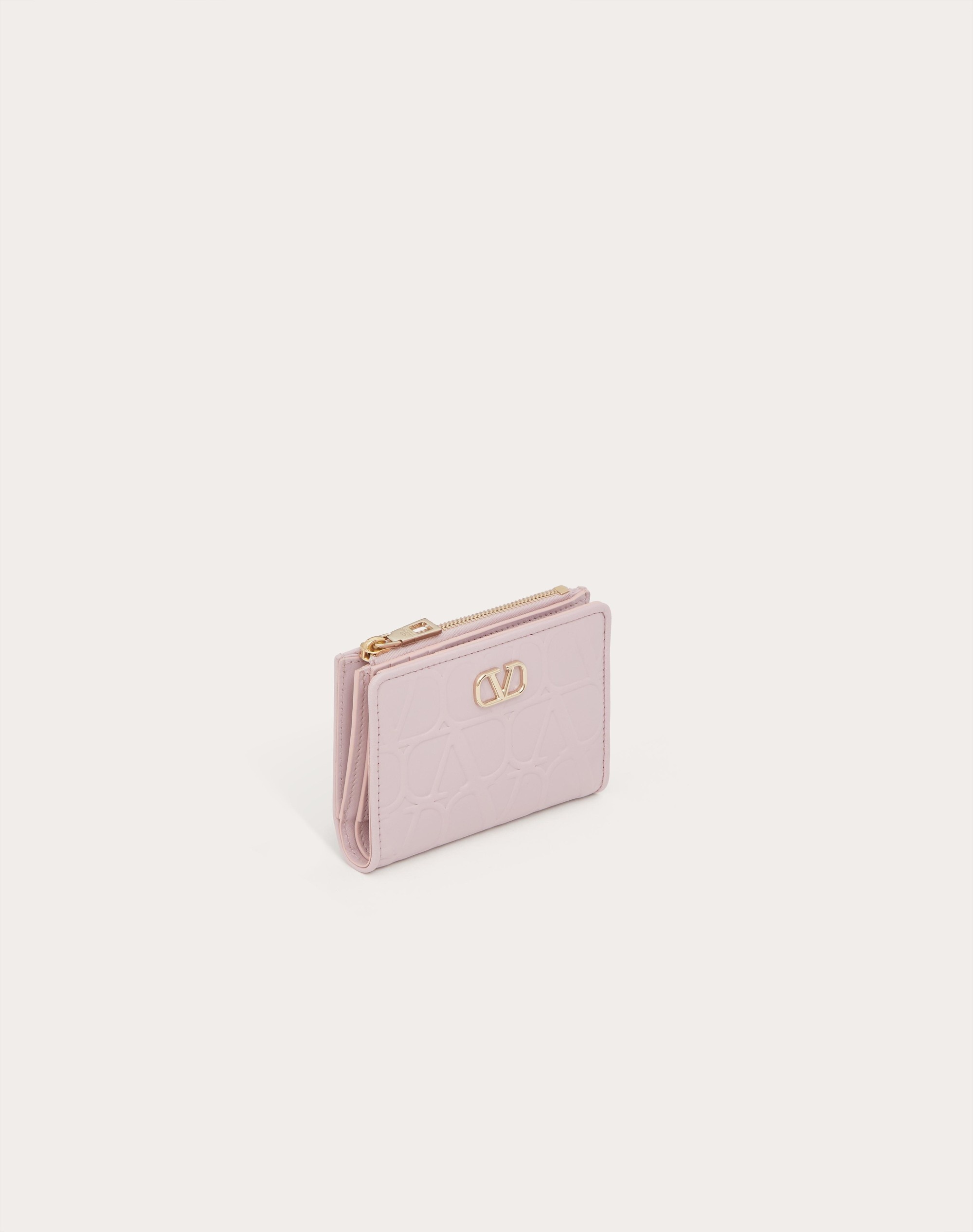 VALENTINO GARAVANI LEATHER TOILE ICONOGRAPHE WALLET IN CALFSKIN - 4