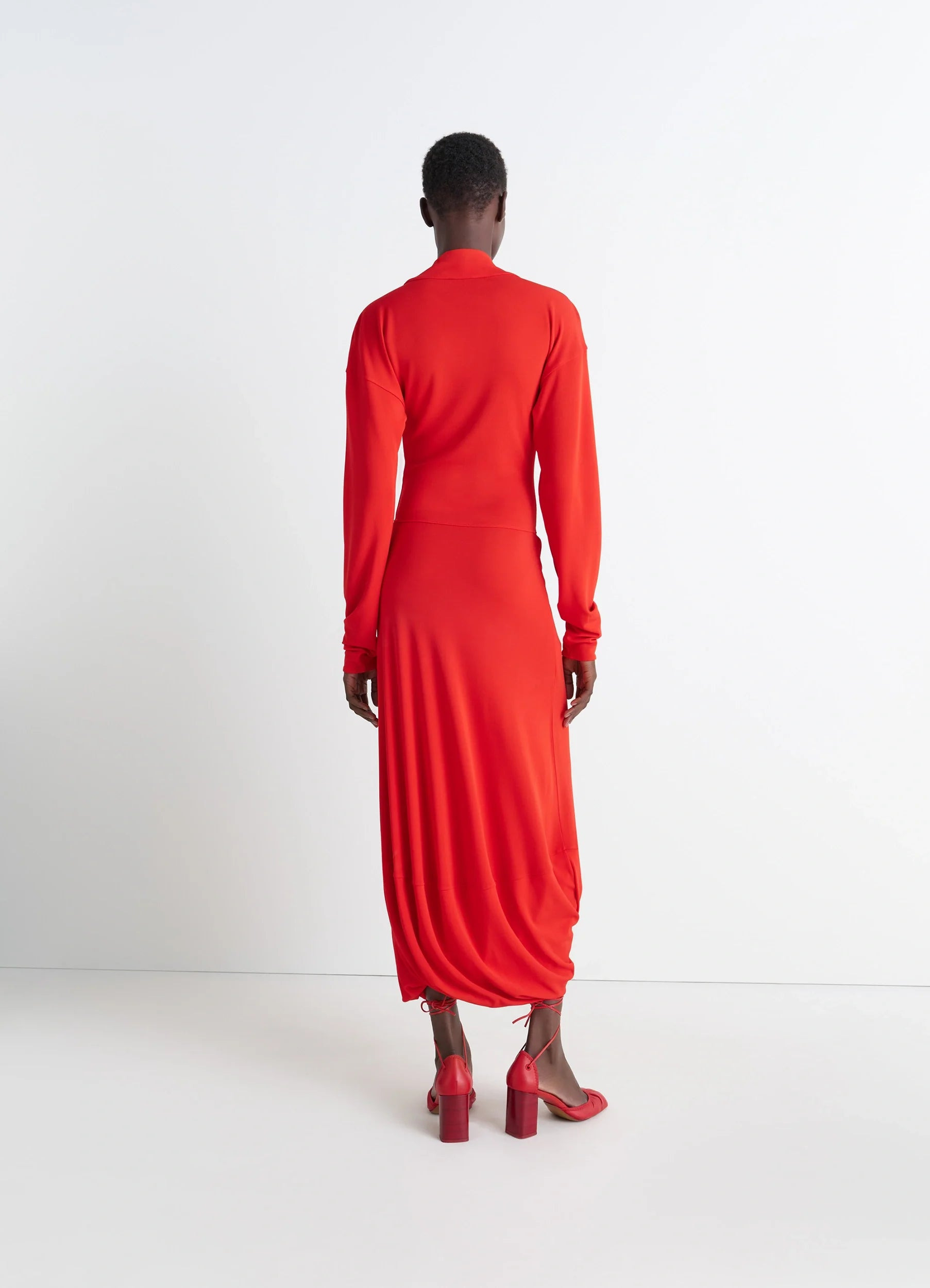V-NECK DRESS - 5