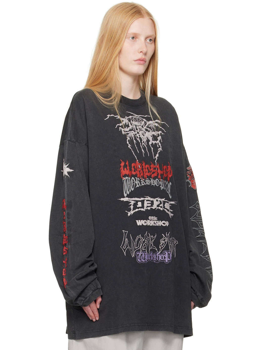 Gray Telepresence Oversized T-shirt - 2