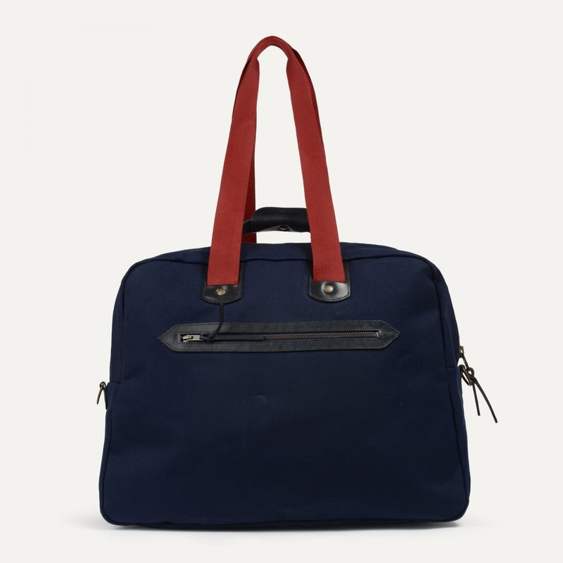 MISSAK AVIATOR TRAVEL BAG - BLUE EMBLEMS 3