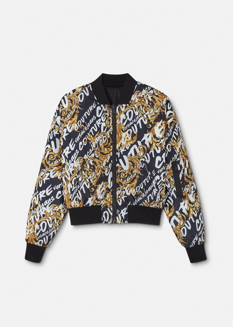 Logo Couture Bomber Jacket 1