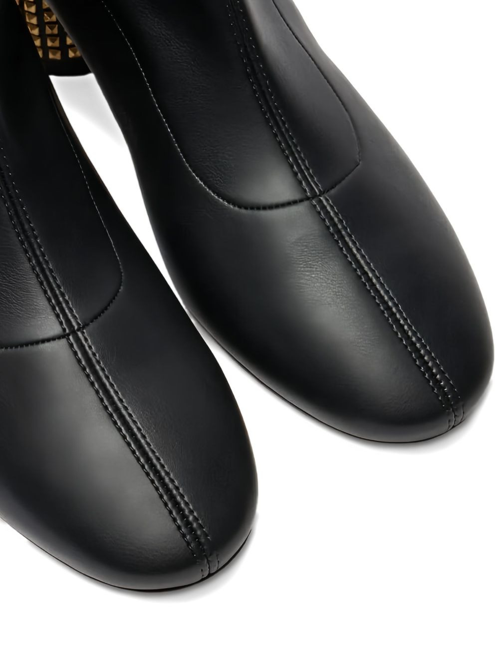 50mm leather knee-high boots - 3