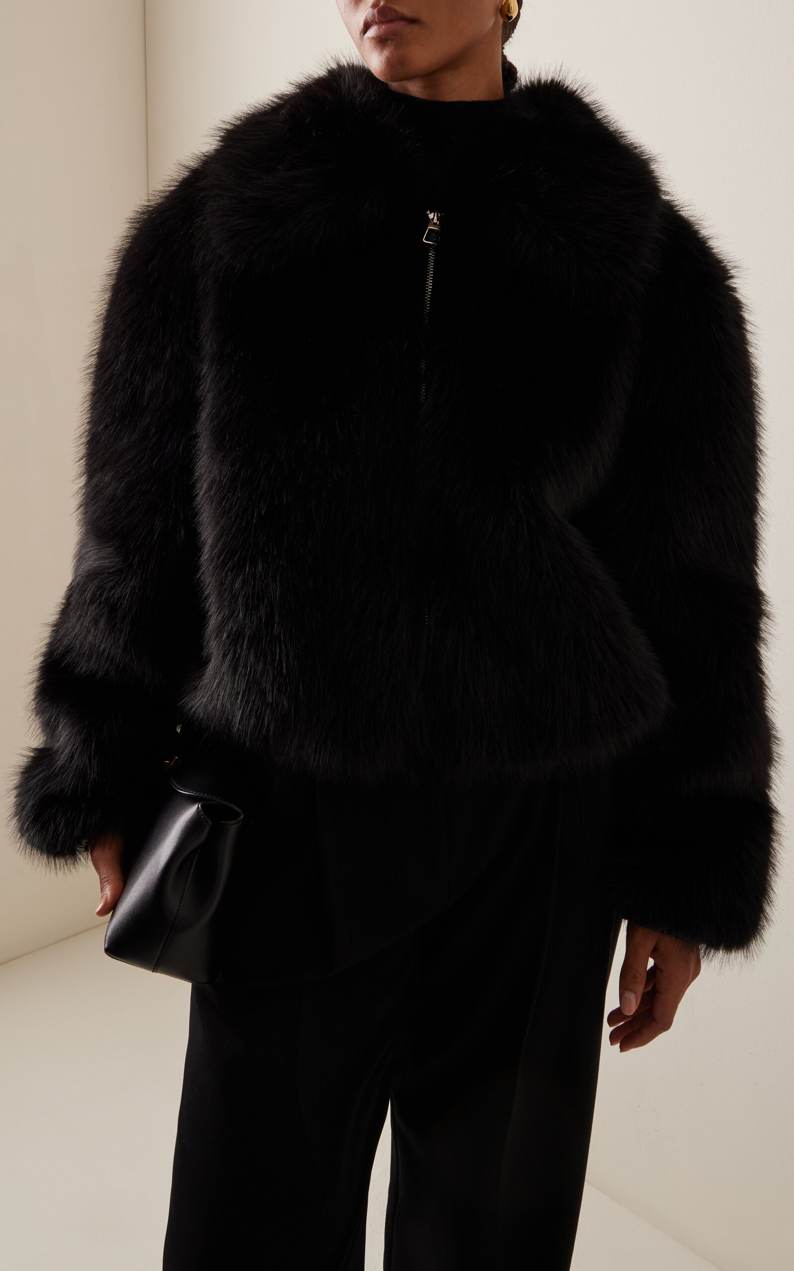 Hope Faux Fur Jacket black - 3