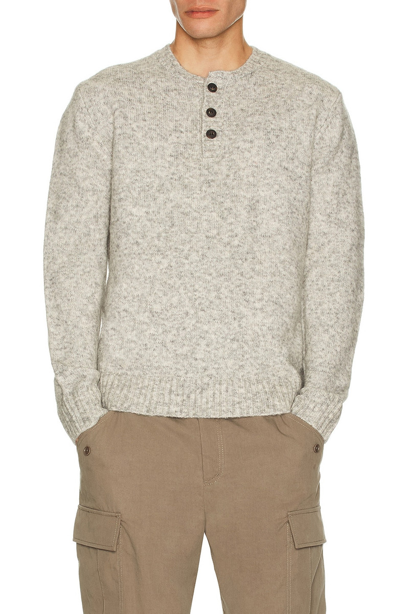 Schott Tri-Blend Henley Sweater outlook