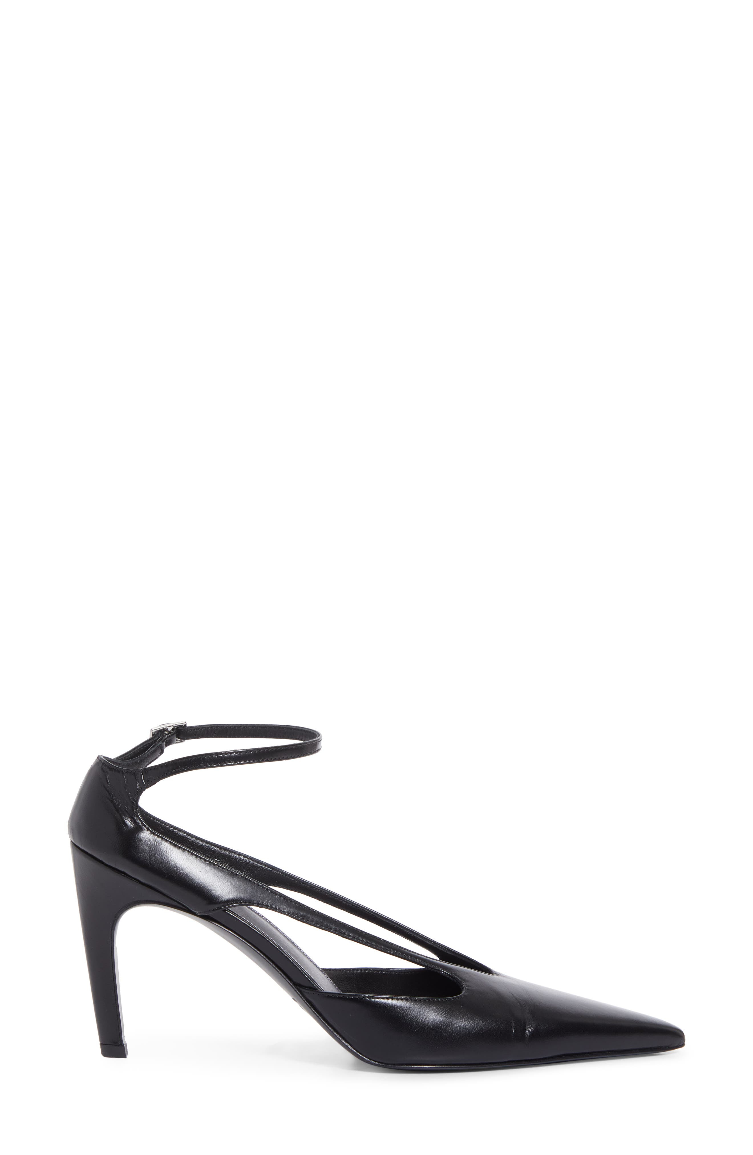 TOTEME Strappy Pointed Toe Pump in Black at Nordstrom - 3