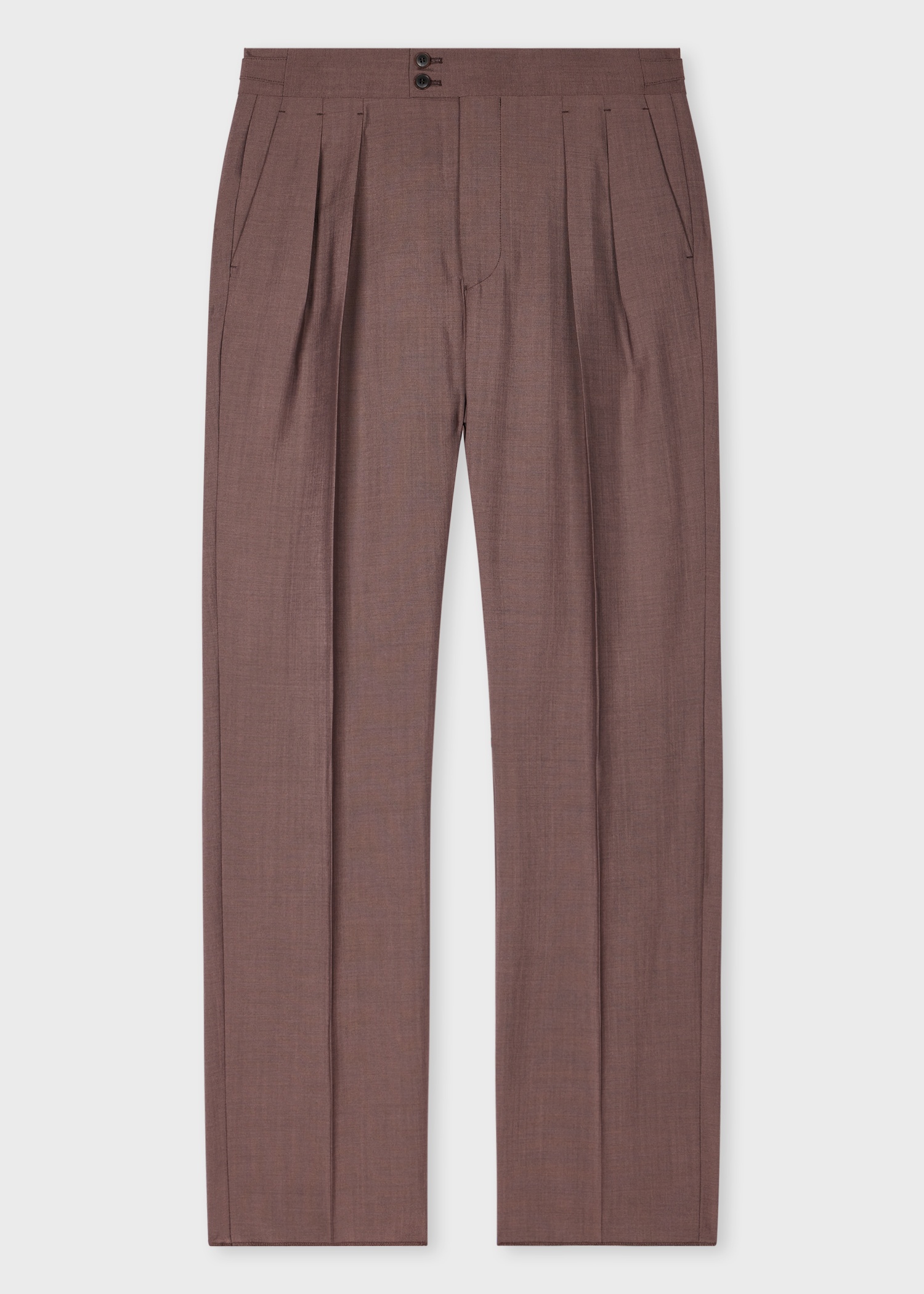 Dark Mauve Wool-Mohair Suit - 5