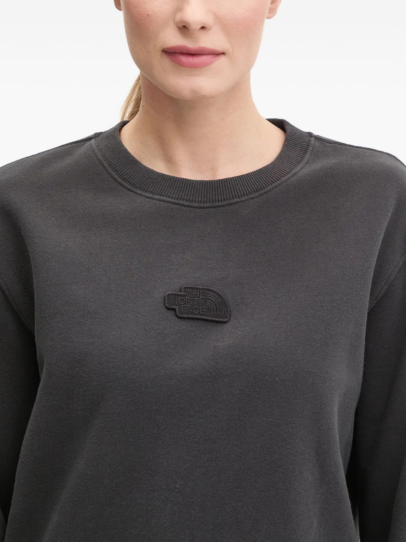 logo-patch crew-neck sweatshirt 4