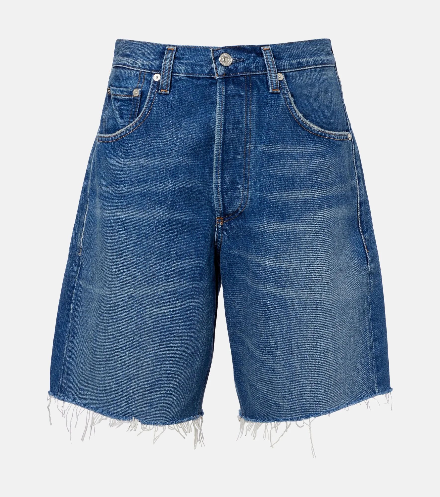 Ayla denim Bermuda shorts - 1