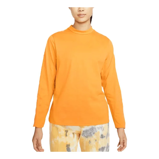 (WMNS) Nike Sportswear Dri-FIT ADV Tech Pack Solid Color Breathable Half Turtleneck Long Sleeves Yel - 1