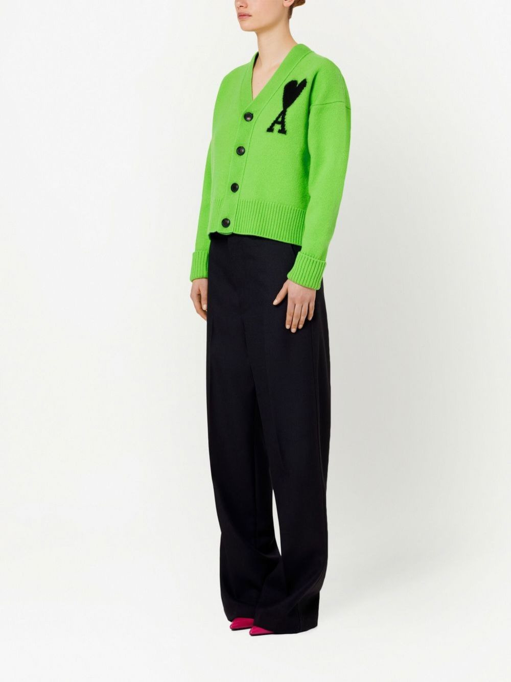 oversize Ami De Coeur V-neck cardigan - 2