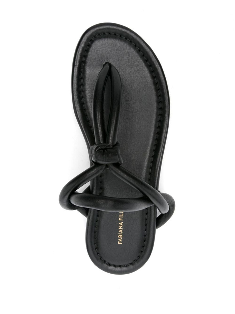 padded thong-strap sandals 4
