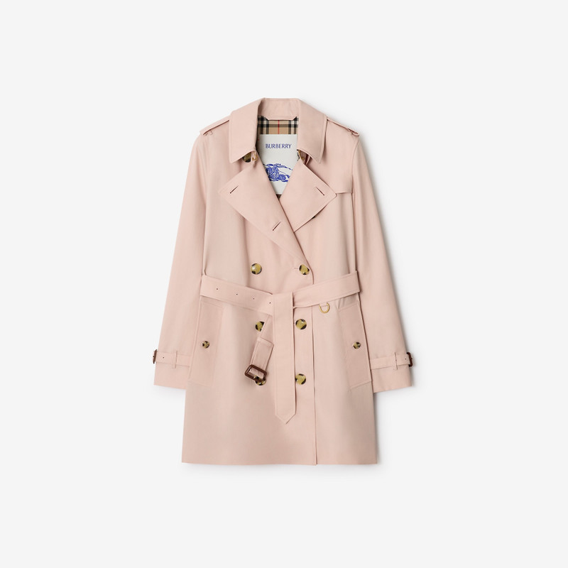 Short Tropical Gabardine Kensington Trench Coat 1