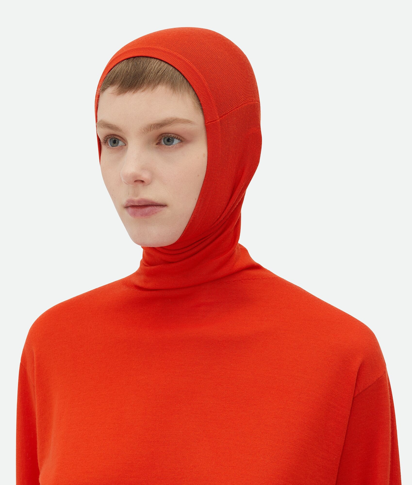 Light Fine Cashmere Hooded Jumper - 5