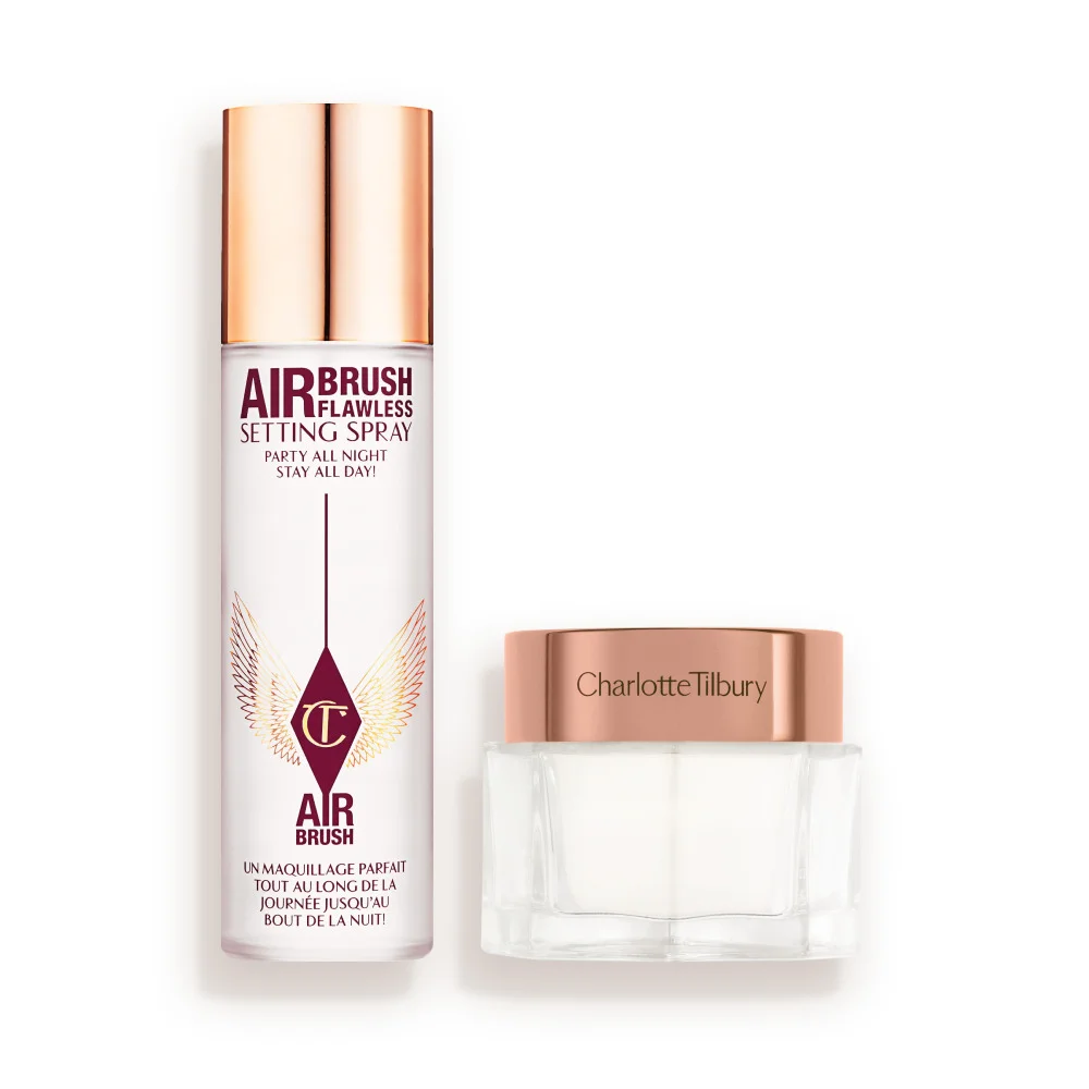 CHARLOTTE’S MAGIC CREAM & SETTING SPRAY DUO SKINCARE & MAKEUP KIT - 1