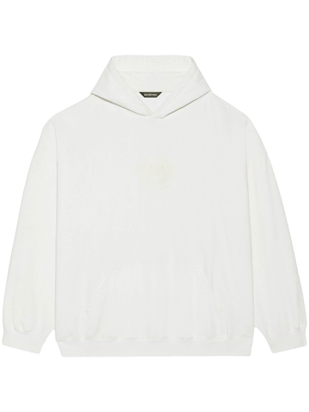 logo reflective hoodie - 1