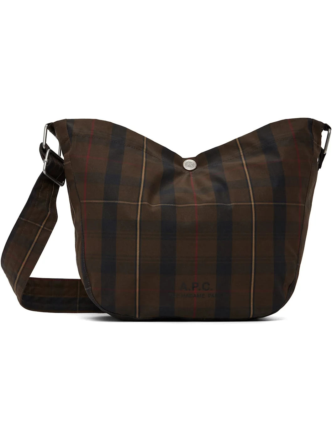 Brown Journal Small Satchel Bag - 1
