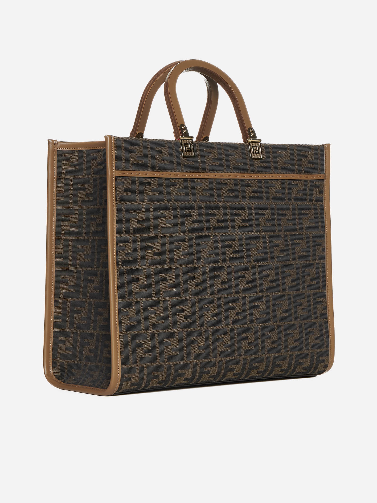FENDI Fendi Sunshine FF jacquard medium tote bag