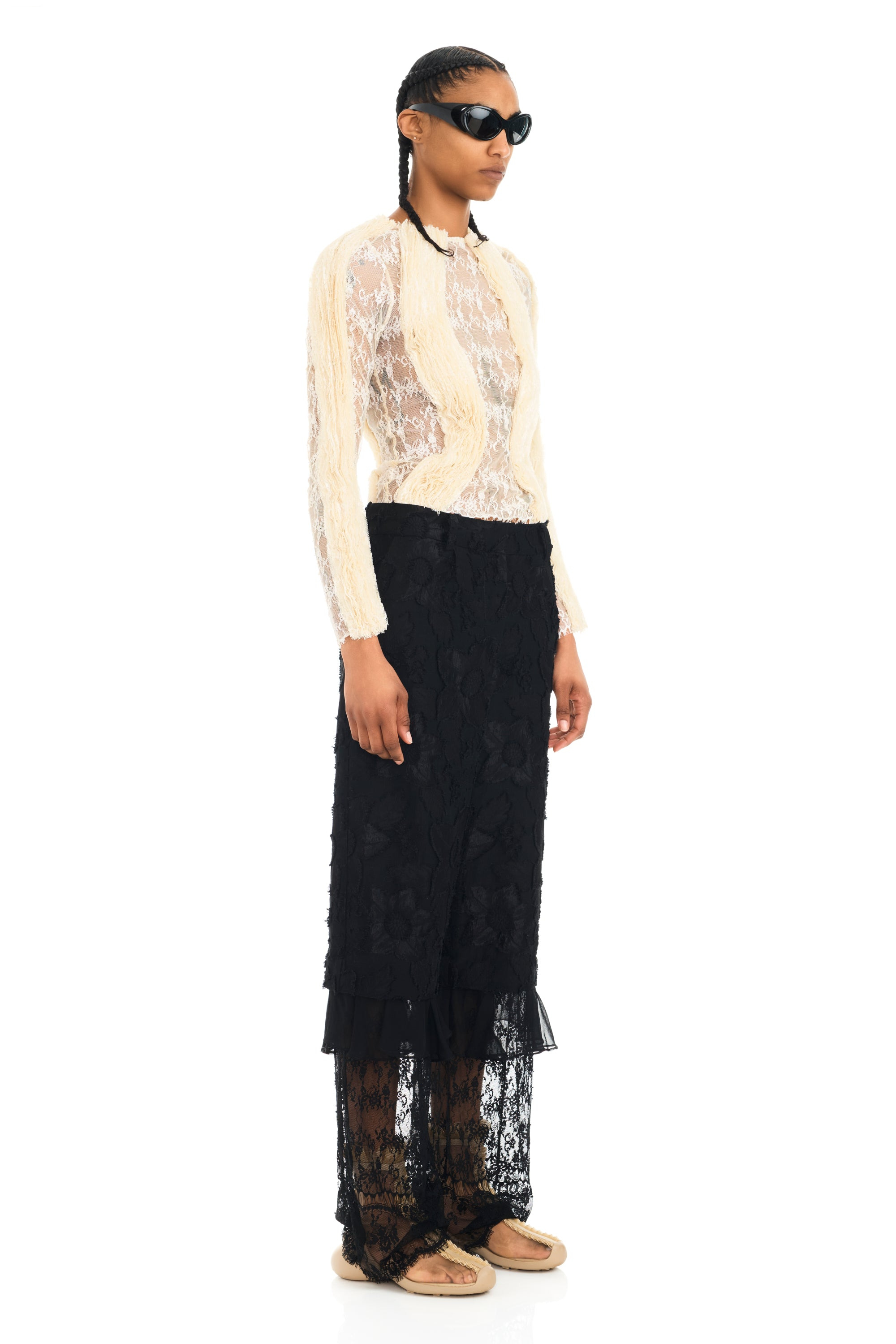 BLACK GERANIUM TROUSER - 3