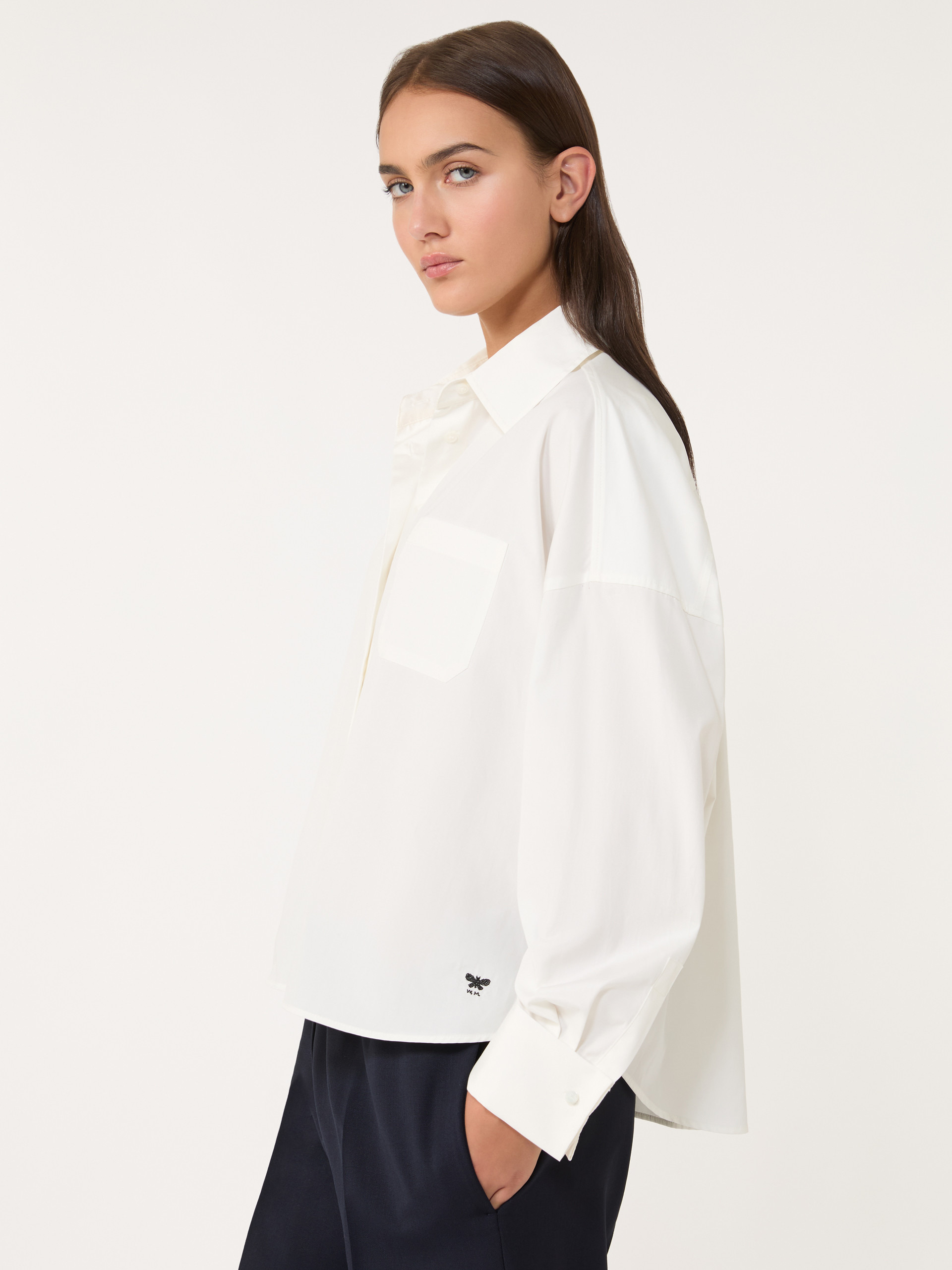 ARTURO Oversized poplin shirt - 5
