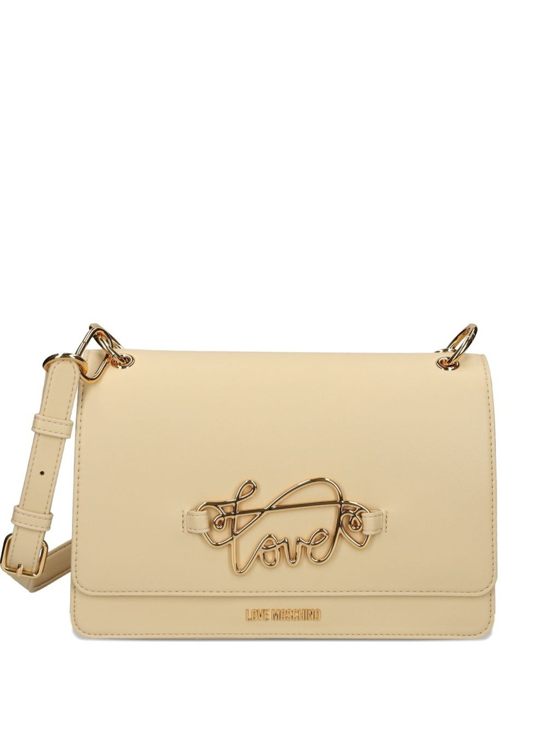 logo-plaque shoulder bag 1
