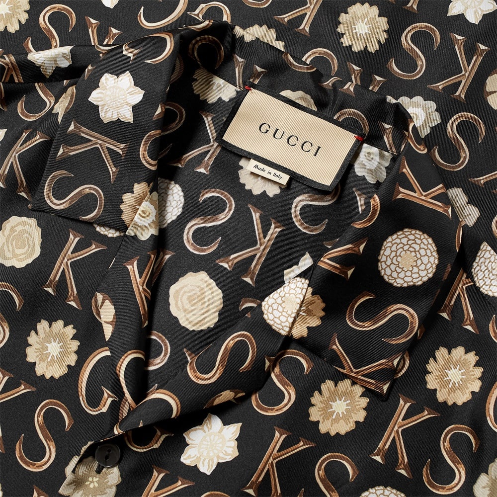 Gucci KS GG Patterned Vacation Shirt - 4