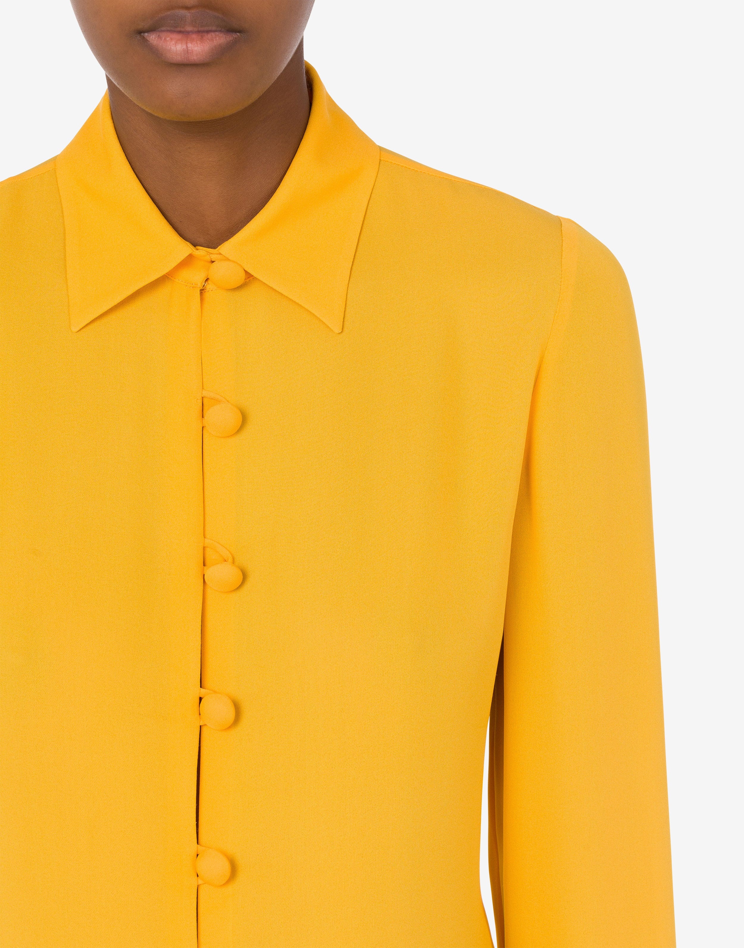 60S SILK CHARMEUSE SHIRT - 4