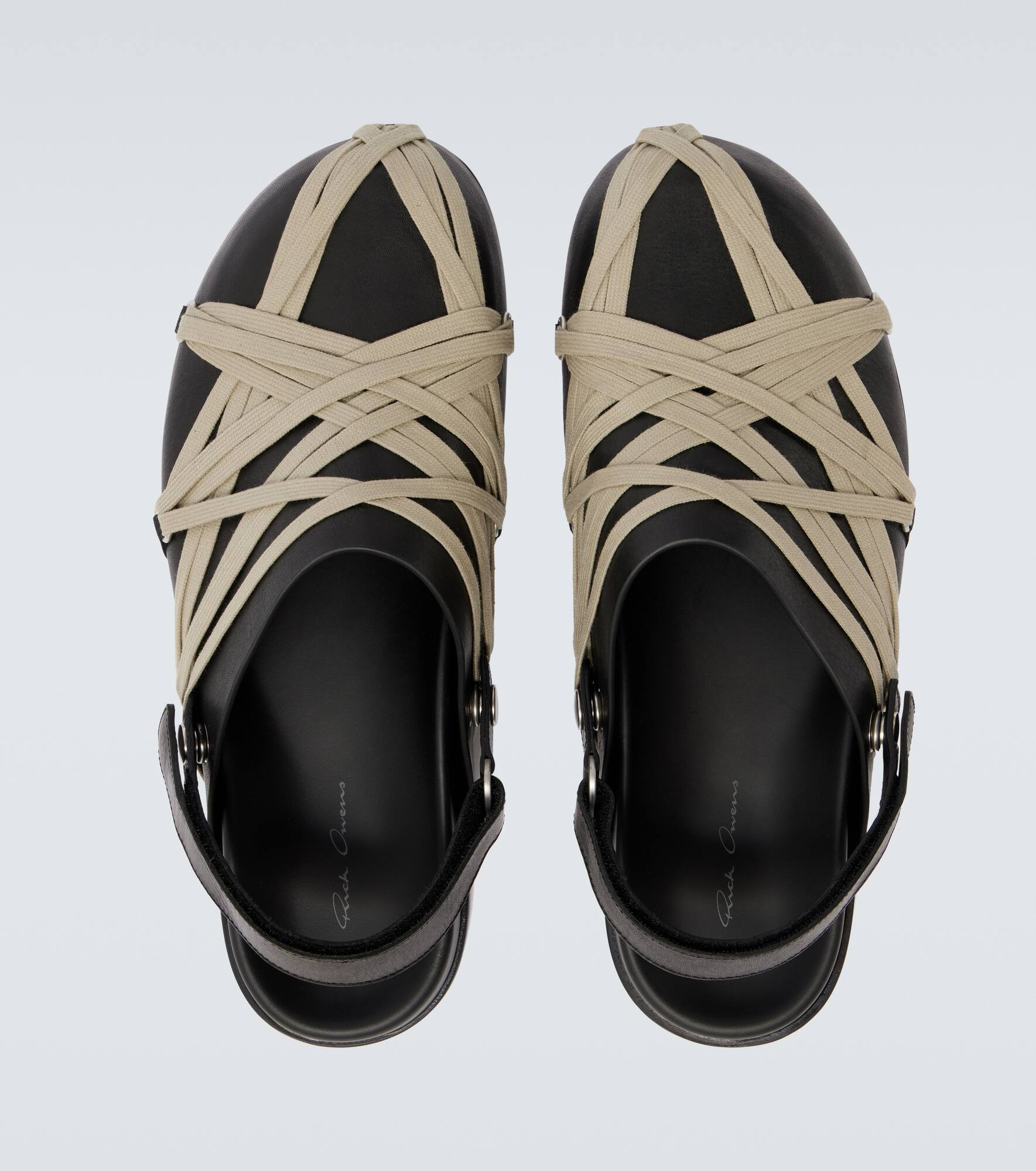 Megalace Mule leather clogs - 4
