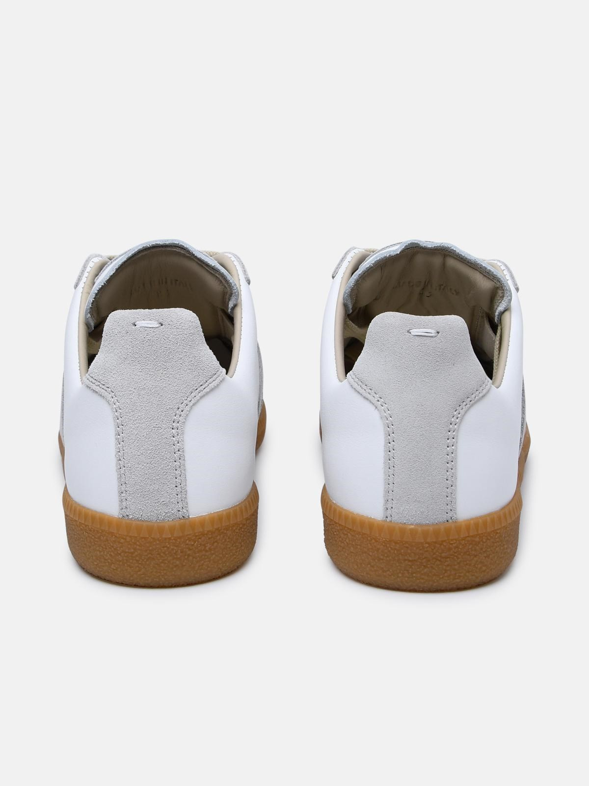 LEATHER REPLICA SNEAKER - 4