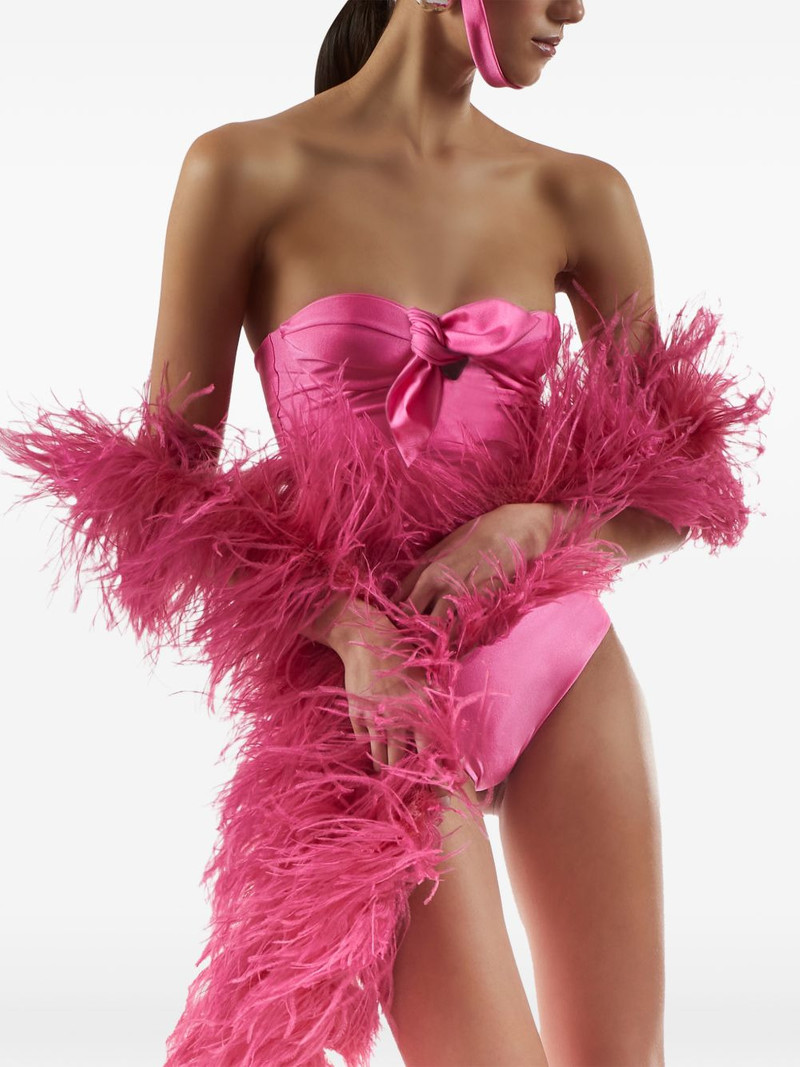 Alligator knot-detail swimsuit 3