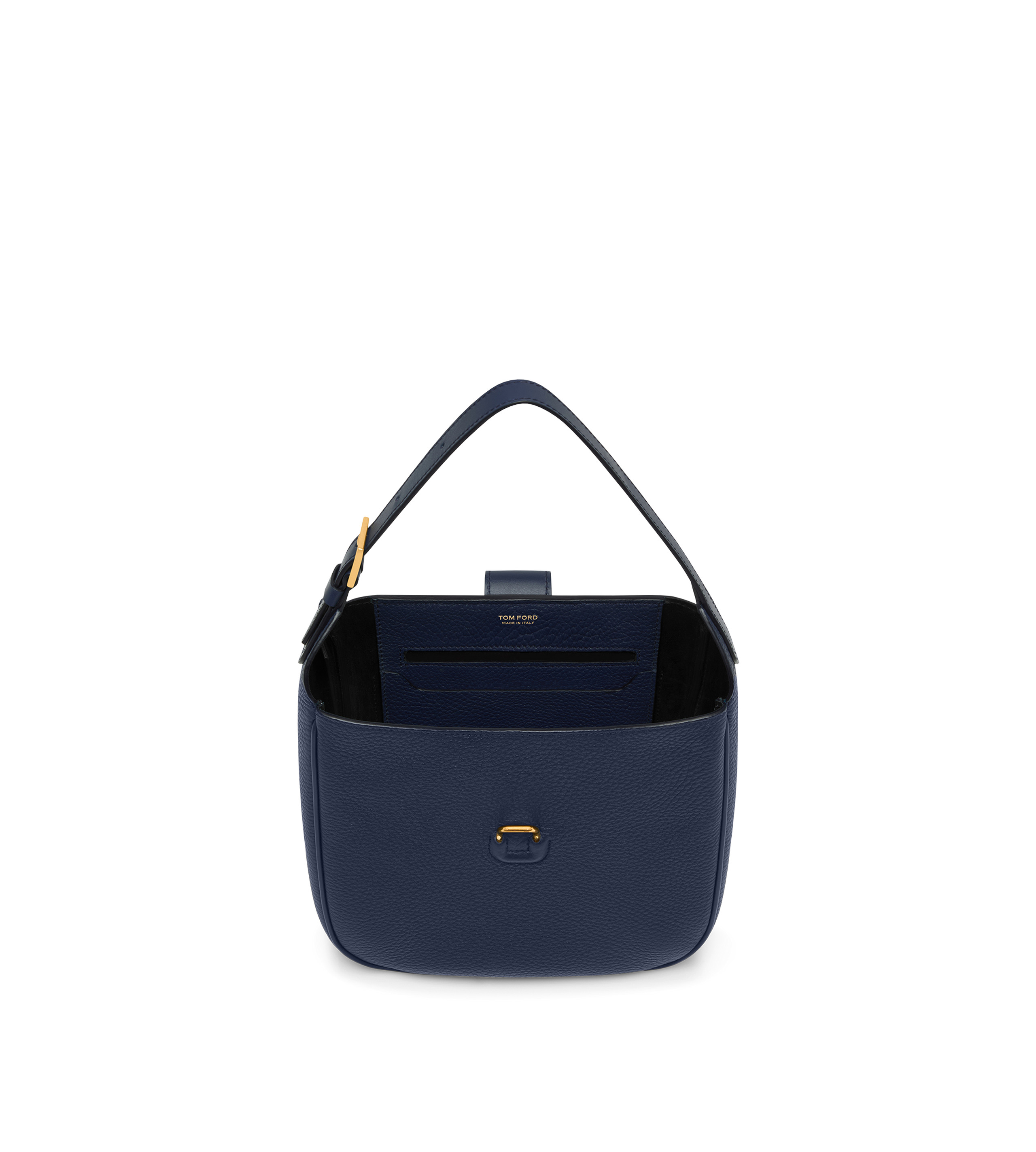 GRAIN LEATHER MONARCH SMALL HOBO - 4