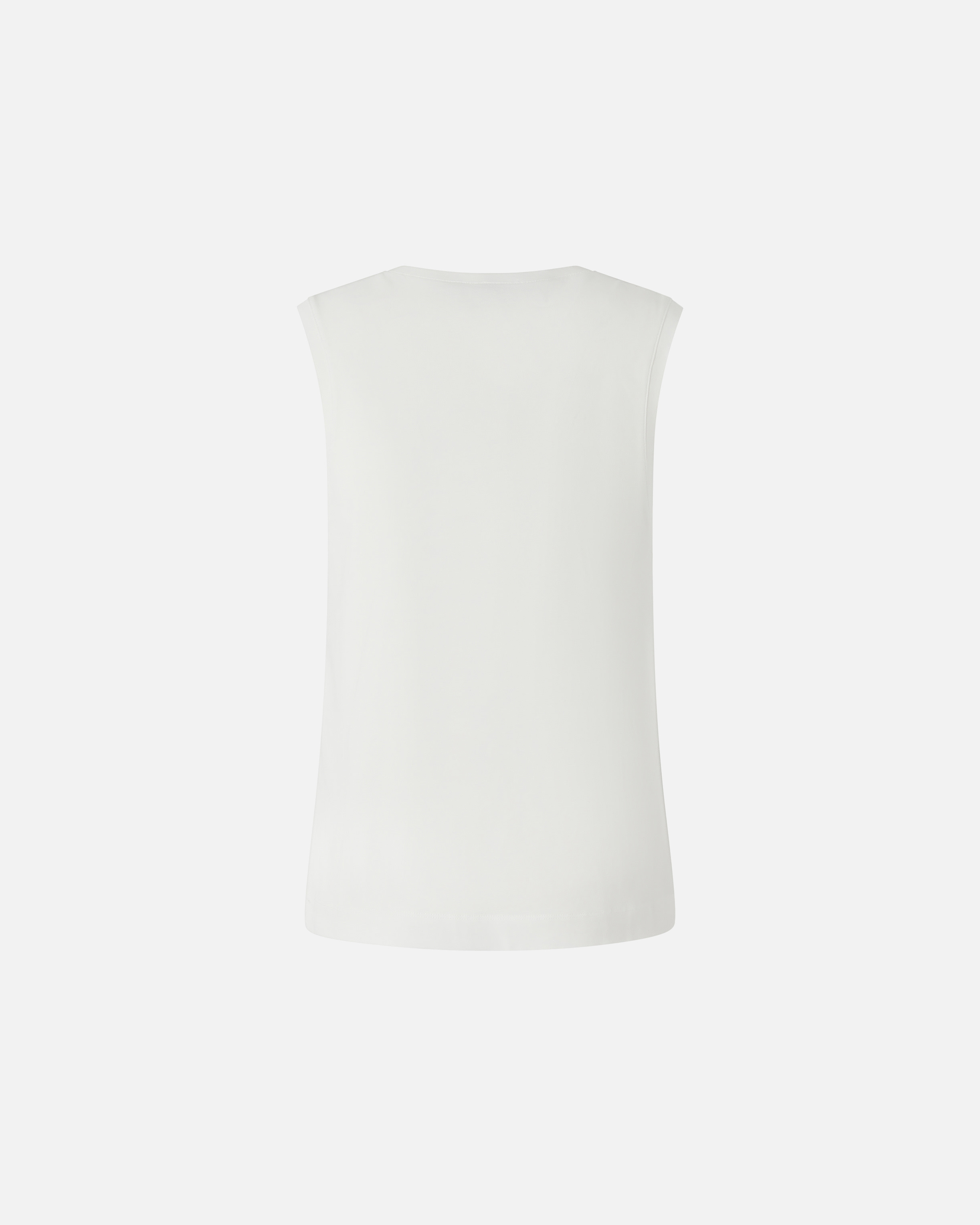 SLEEVELESS T-SHIRT WITH HEART EMBROIDERY - 2