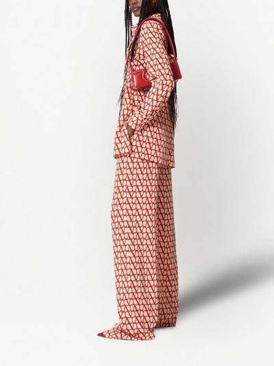 Valentino VLogo crepe de chine trousers outlook