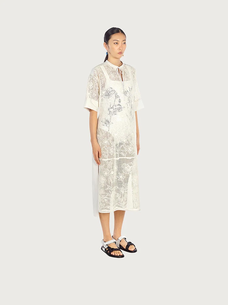 CORDONETTO LACE DRESS - 3