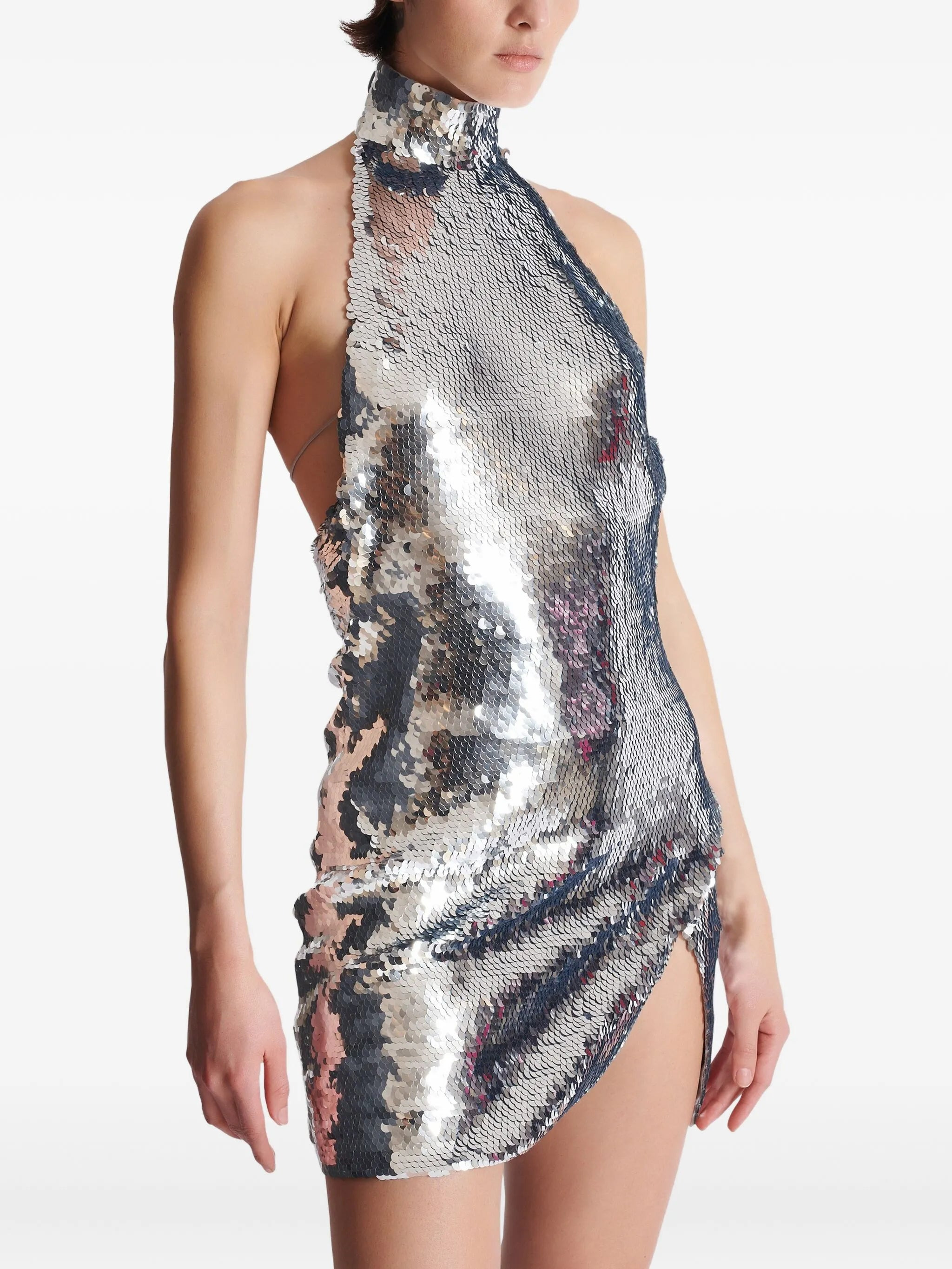 Balmain Sequin-embellished Mini Dress - 4