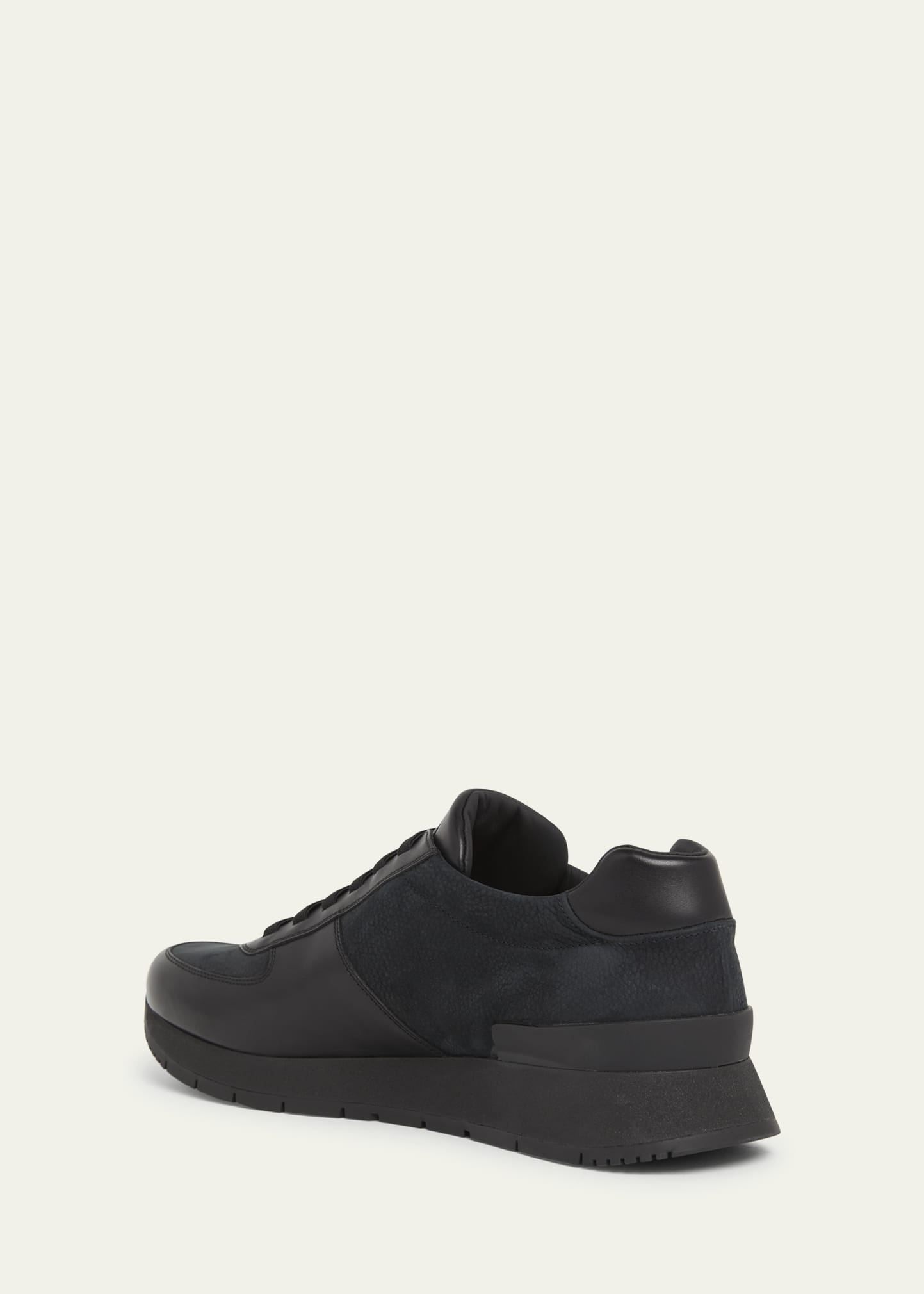 Men's Livingston Calf and Nubuck Runner Sneakers - 2