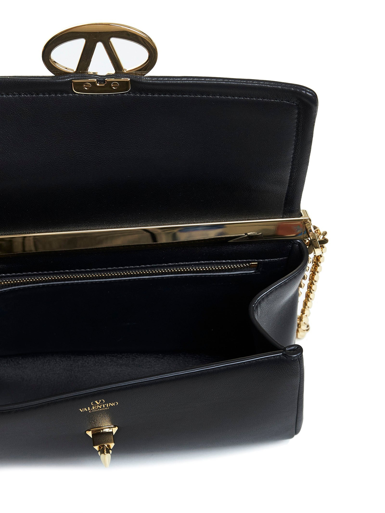 Valentino Garavani Women Vlogo The Bold Leather Medium Bag - 5
