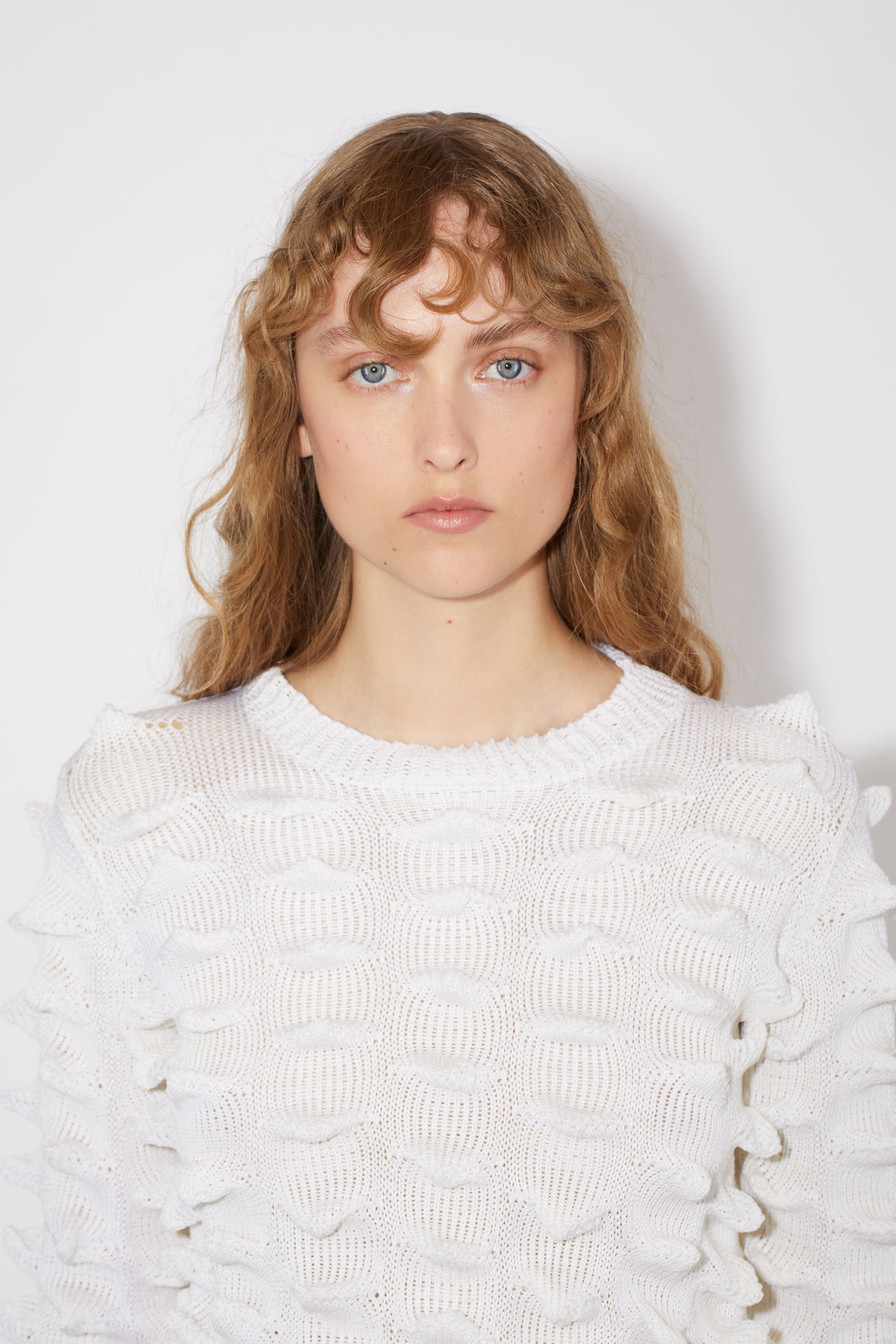 Peak stitch jumper - Cream white - 4