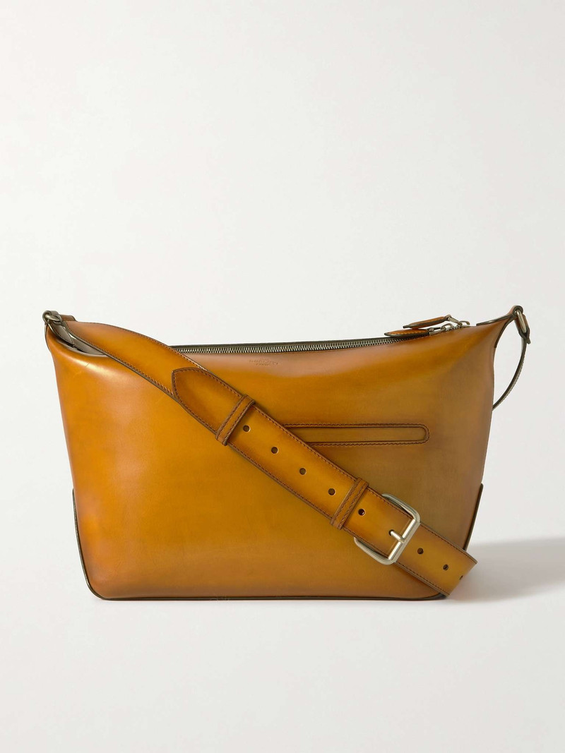 Venezia Leather Messenger Bag - 1