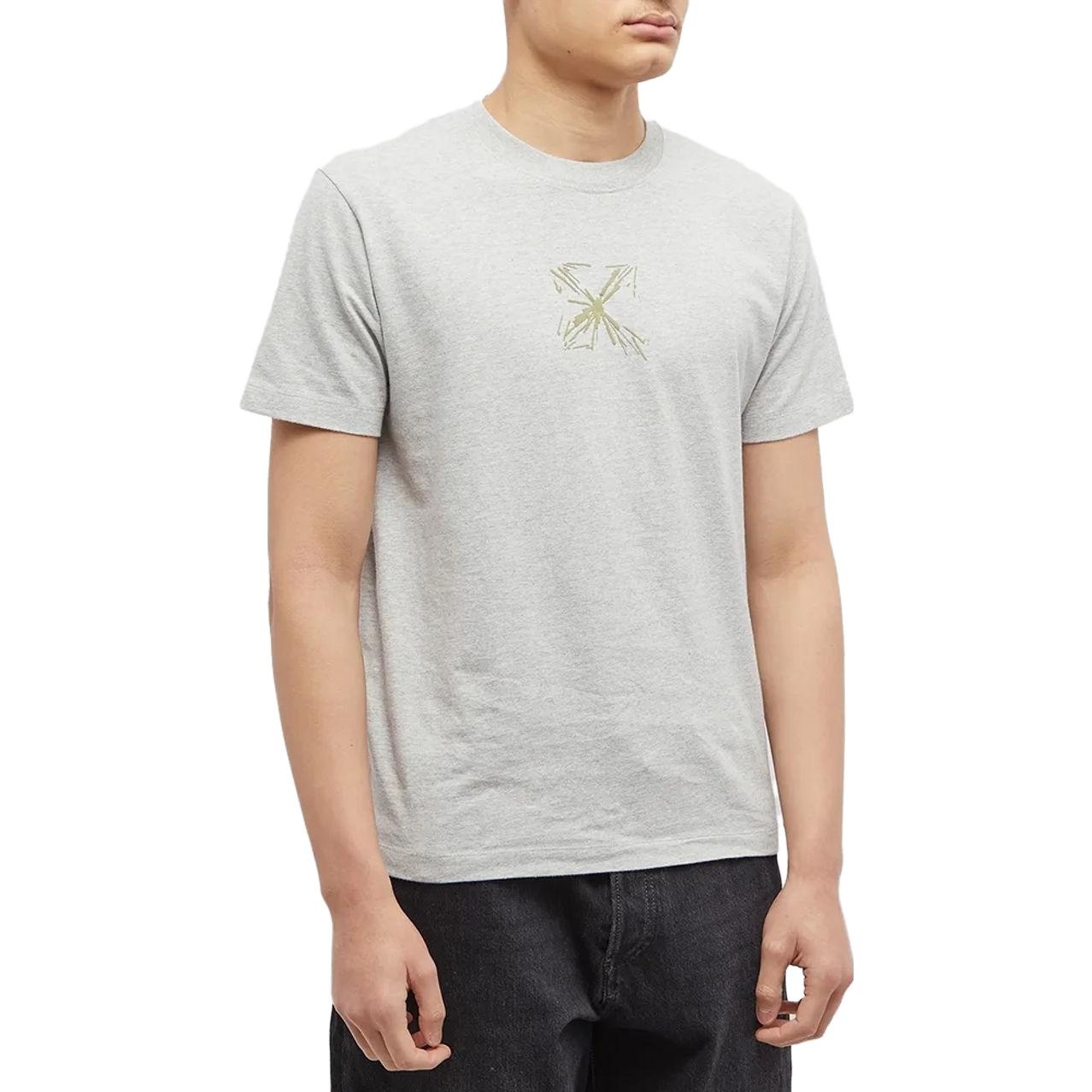 Off-White Splash Arrow T-Shirt 'Grey' OMAA027S23JER0050817 - 3